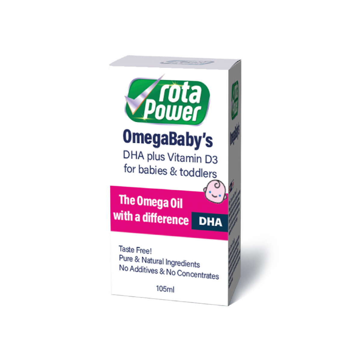 rota power omega babies DHA 80